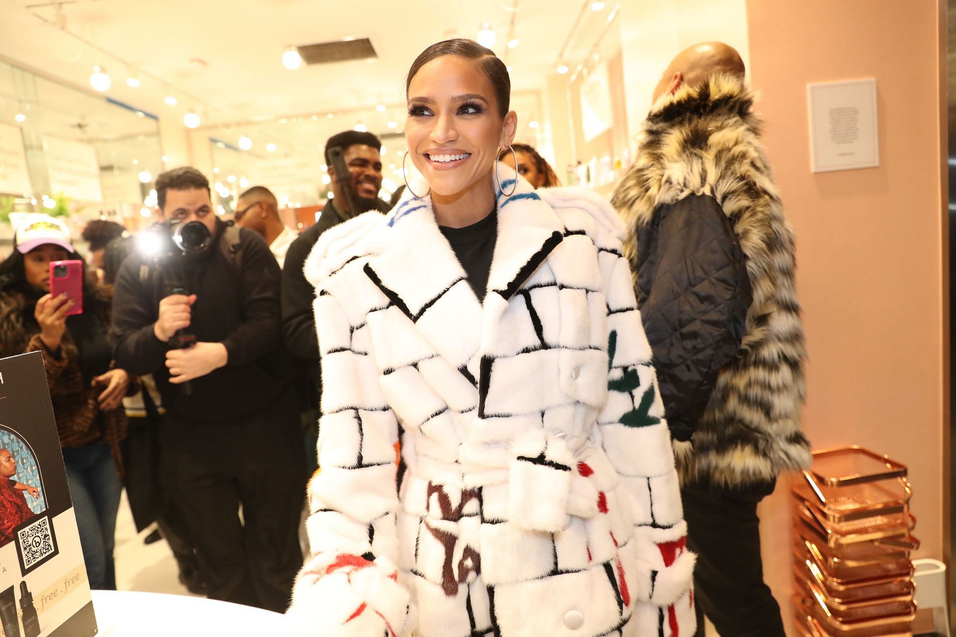 Cassie Ventura attends the Buttah Skin by Dorion Renaud Holiday Pop-Up - (Image via Getty)